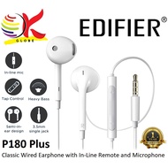 EDIFIER P180 PLUS / P180 USB-C / P205 CLASSIC WIRED EARPHONE WITH IN-LINE MULTI CONTROL AND BUILT IN