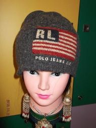 美國名牌 POLO 羊毛帽子