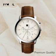 [𝐁𝐄𝐒𝐓 𝐒𝐄𝐋𝐋𝐈𝐍𝐆] Premium Quality FS5380 FOSSIL chronograph Leather Strap Unisex watch