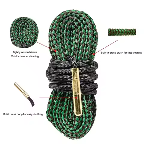 Tactical Cleaning Kit Hunting G01 To G04 Cleaner Barrel Caliber Rope 12ga 20ga .22 .223 .308 7.62x39