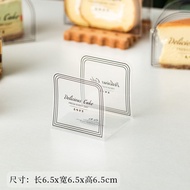 Transparent Baking Pastry Triangle Cake Slicer 6/8 Inch Edge Cake Roll Clip Slice Baking Western Pas