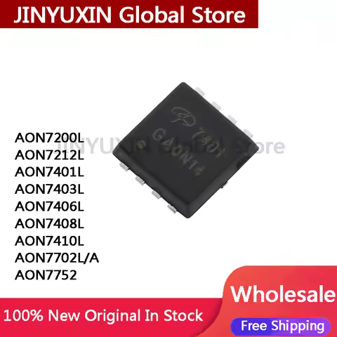 10Pcs AON7200L AON7212L AON7401L AON7403L AON7406L AON7408L AON7410L AON7702L A AON7752 DFN IC Chip 