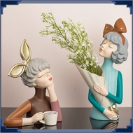 Bouquet Girl Vase Decoration Girl Bedroom Decoration Dining Side Cabinet Bedroom Key Storage Entranc