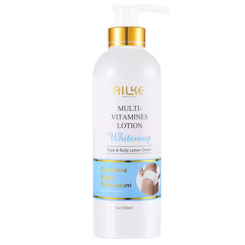 AILKE Multi Vitamin Whitening Body Lotion With Vitamins A,E,B3,B5, Increase Skin Radiance, Even Skin