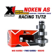 RACING CRANKSHAFT - MIO CARBON T1 T2 - X1 RACING - FINO CARBON RACING CRANKSHAFT - NOUVO - X1 RACING
