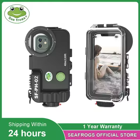 Bluetooth Control Waterproof Phone Case For iPhone 11/12 Mini&Pro&Pro max Underwater 40/130fit Profe