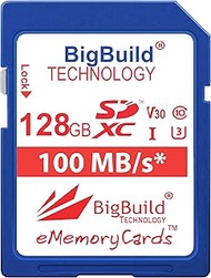 128GB U3 SDXC Memory Card for Sony a1 II, FX2, ZV-E10 II, DSC-RX1R III Camera