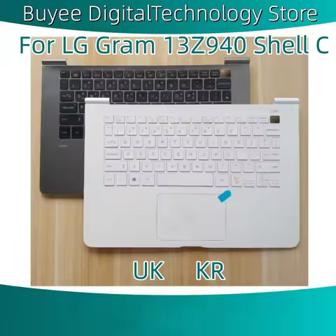 Original UK Korean New Original Laptop Keyboard For LG Gram 13Z940 Shell C Palmrest TopCase Trackpad