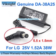 2021- .b Original DA 38A25 25V 1.52A อะแดปเตอร์ AC ที่ชาร์จสำหรับ LG SOUND BAR LH7 SJ4 SH4 SH5 DYF 2