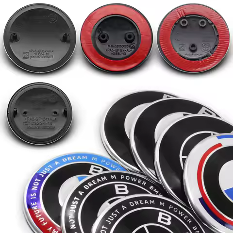 1Pc 82mm 74mm car Front Hood Emblem rear boot trunk logo For BMW M G20 G32 G11 X3 X5 X4 X6 X7 G30 G1