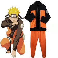 ۩❖✳ ชุดเสื้อแจ็กเก็ตคอสเพลย์ การ์ตูนนารูโตะ และกางเกงนินจา สไตล์ญี่ปุ่น สําหรับผู้ใหญ่ และเด็ก