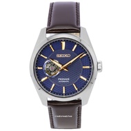 Seiko Presage Sharp Edged Midnight Blue Open Heart Dial Automatic SPB311 SPB311J1 SPB311J 100M Mens Watch