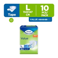 Tena Value Unisex Adult Diapers - L