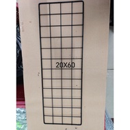 Wire wall grid 30cm x 50cm, 20cm x 60cm, 30cm x 70cm, 30cm x 60cm