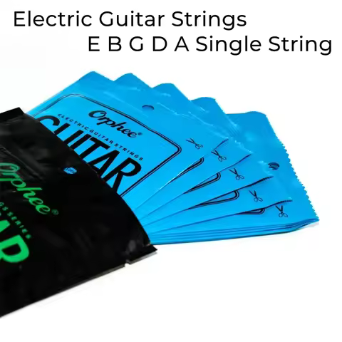 Electric Guitar Strings E B G D A Single String Super Light Gauge 009-042 Orphee RX15 Stringed Instr