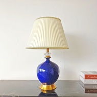 Chinese Style Simple Elegant Bedside Decorations Lamps Study Ceramic Table Lamp American Retro Villa Living Room Master