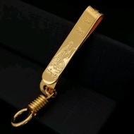 stainless Steel Gold Plated Nang Kwak Pocket Clip For Amulet Tangkai. Amulet Clip Amulet Stand Amule