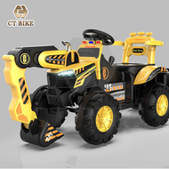 Kids Ride On Electric Excavator Power Shovel Drive Digging Children Toys and Play