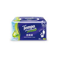 Tempo - Tempo - 濕廁紙清爽(蘆薈) 35片x3包（4897024516213）