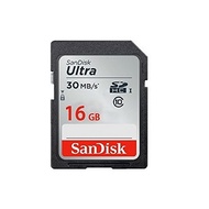 SanDisk Ultra 16GB SDHC Class 10/UHS-1 Flash Memory Card Speed Up To 30MB/s- SDSDU-016G-U46 (Label M