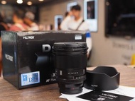 [ Sold] Viltrox AF 75mm F1.2 XF for Fujifilm X Mount ( 支援 Fuji X 系列相機 APSC 鏡 ) 香港行貨