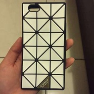 Baobao類似款黑白格紋iphone6手機殼