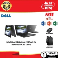 Refurbished DELL Latitude 3190 Touch Flip (PENTIUM,11.6",8G,128SSD)