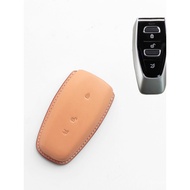 Compatible with Aston Martin DB12Special Genuine Leather Handmade High-end Car Key Protective Case M