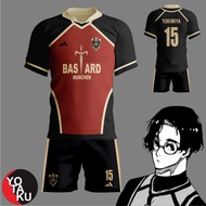 Blue Lock Kenyu Yukimiya Bastard Munchen Cosplay Anime Jersey Full Set YOTACOS