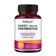 Balincer Digestive Support Pre- + Prebiotic + Postbiotic 120 Capsules | Powered by LOFTER Contains D