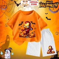 Set quần áo Halloween cho bé trai hình siêu nhân ironman CIUCIU BABY đồ bộ thun cotton thoáng mát