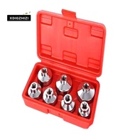 7 Pieces Oil Filter Socket Wrench 24mm to 38mm 3/8-Inch Drive Oil Filter Removal Socket Filter Cap R