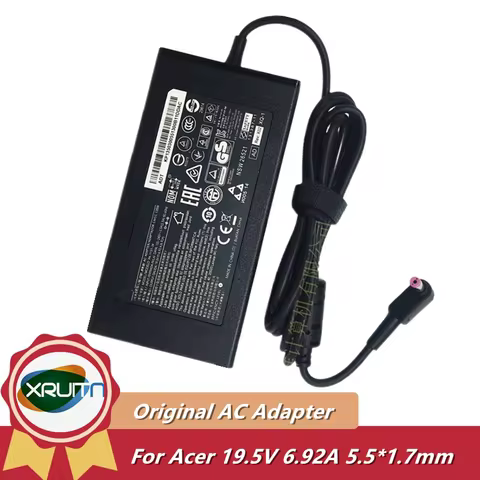 Original 19.5V 6.92A 135W A18-135P1A ​PA-1131-26 Laptop AC Adapter Charger For ACER ASPIRE 7 NITRO 5