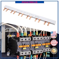 Copper Busbar 63A 2P 12 Way PVC High Conductivity Circuit Breaker Distribution Box 230-415V