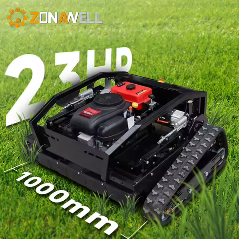1000mm Cutting Width All-Terrain Robotic Lawn Mower | Aggressive Tread Tires + Auto Slope Climbing |