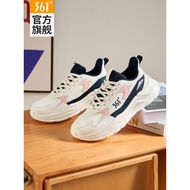 361 Women's Shoes Sports Shoes Women 2026 Spring Summer New Style Daddy Shoes Leather Waterproof Cas