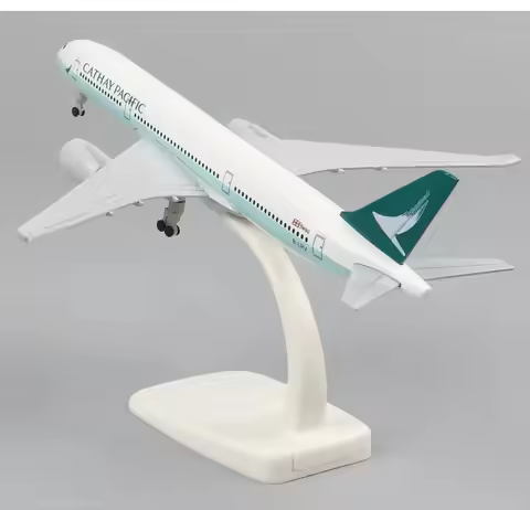 20cm Cathay Pacific Airbus A350 Airplane Model Toys 350 Alloy Airplane Model With Landing Gear Airpl