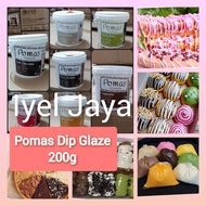 Selai Dip Glaze aneka rasa repack 200gram  pomas olesan roti donat  cake dan kue