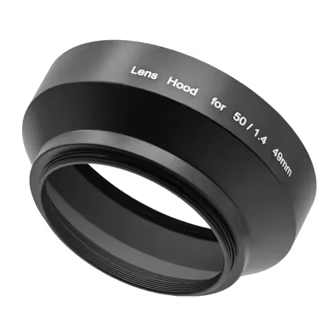 49mm Metal Lens Hood Screw-in Lens Protector For Takumar 50mm f/1.4 Lens EF 50mm f/1.8 STM Lens