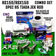COMBO RSX150/RS150 HEAD BLOCK CAM PACKAGE COMBO SET SPEC 65  HEAD 22/25