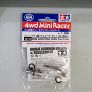 Tamiya 15418 Double Aluminum Rollers with Rubber/ Ring (3-12mm)