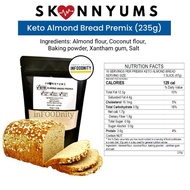 [NEW] Skinnyums Keto Almond Bread Loaf Keto Premix Flour Keto Baking Tepung Keto Roti Badam Tepung A