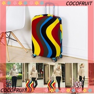 COCOFRUIT Travel Trolley  Cover Colorful Travel Elastic Fabric Baggage Protector
