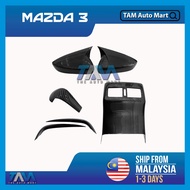Mazda 3 BP  Interior Exterior Decoration Carbon Fiber Design Trim Fit For Mazda 3 BP 2019 - 2025 Acc