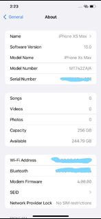 iPhone XS Max 256GB