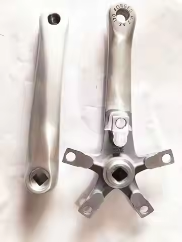 for SUGINO Road bike Fixed Gear Crank Arm BCD110mm Fixie Crank 170mm Silver