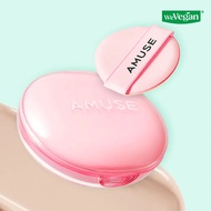 [AMUSE] Dew Power Vegan Cushion Special Set | Main Product + Refill | Glow & Long-lasting | Authenti