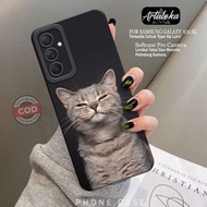 Softcase Samsung Galaxy A16 5G 2024 Latest Fashion Case Cute Cat Case Samsung Galaxy A16 5G 2024 Sil