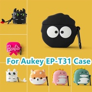 【imamura】 For Aukey EP-T31 Case Cute Cartoon Faceless Man & Amusement Game for Aukey EP-T31 Casing S