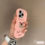Cute Bear Cartoon Matte Phone Case For Realme Narzo N65 N63 N55 N53 70 70X 60 Pro 60X 50 50A 50i Pri